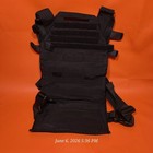 Vism Fast Plate Carrier Black Minimalist Tactical Vest Fits 10  X 12  Plates