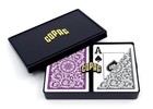 Playing Cards Copag 1546 100  Plastic Poker Size Purple Grey 6 Sets Design Jumbo