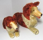 Vintage Pair Rubber Face Collie Dogs  Lassie And Pup