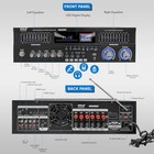 Pyle 6 Channel Bluetooth Hybrid Home Amplifier Audio Rack Mount 1600w Receiver