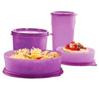 Tupperware Classic Lunch Bowls Set With Thermo Bag  Tumbler   Handy Bowl