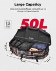 Kemimoto X3 Cargo Storage Bag Upgraded Utv Atv Bed Rear Rack Toolbox Trunk