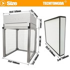 Laminar Flow Hood Clean Bench Hepa Filter 110v Dust Free Lab Lcd Repair