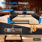 Cnc Router Machine 4040-pro 500w Grbl 3-axis Metal Acrylic 15 7in  r026