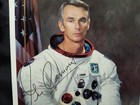 Nasa Apollo 17 Astronaut  Gene Cernan Autopen Signed Photo White Space Suit Wss