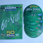 60 s Soul Hits  1chartbuster Vol-5022 Karaoke 3 Cd g New Discs In White Sleeves