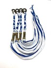 Tzitzits With Clips  Beads That Look Like Torah Scrolls