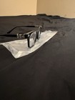 Black Full Rim Rectangle Eyeglass Frames Plastic Solid Clear Lenses Unisex