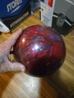 Columbia 300 Scout Reactive 10lb Bowling Ball Red purple Teal Excellent 