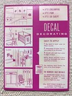 Lot Of 2   Nos Vintage Mid Century Meyercord Transfer Decals   Gold Numbers