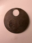 Vintage Metal Coal Miner Check Tag  99 Antique Industrial Mining Pit Token Tally
