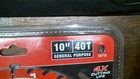 New Admiral 10  Carbide 40t Circular Saw Blade Unopened Free Priority
