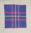 Ww1 Ww2 Original Queen s Own Cameron Highlanders Tartan Badge Backing Flash