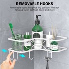 Large Corner Shower Caddy Shelf  2 Pack Adhesive Bathroom Shower Organizer Sh   