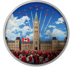 2017 Celebrating Canada Day - Parliament Glow In The Dark 2oz Silver Coin