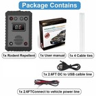 Ultrasonic Mouse Repeller Car Vehicle Rat Rodent Repellent Pest Animal Deterrent