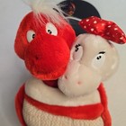 Vintage Applause 1988 Love Turtles Hugging Plush Red White 14 Inch Stuffed Euc