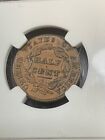 Ngc Au58 1835 Classic Head Half Cent  Nice For The Grade