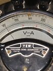 Antique Yew Dc Ammeter Gauge