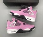 Air Jordan 4 Retro  orchid  Men women Mid Top Basketball Shoes