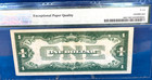 1928a  1 Silver Certificate Fr-1601  Star Note Woods mellon Pmg Xf40 Epq