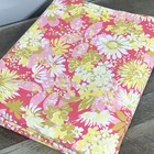 Vintage Wondercale By Springmaid Flower Power Queen Flat Sheet Retro