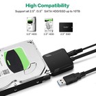 Sata To Usb 3 0 Adapter  External Hard Drive Converter Cable For 2 5  3 5  Hd   