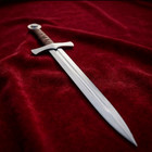 Titan Edge 24  Handmade 1095 Carbon Steel Short Sword Knightly Dagger Knife