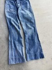 1960   s Wrangler Sear Fairer Faded Light Wash Bell Bottom Jeans