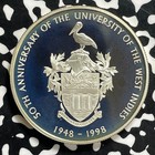  1999  Eastern Caribbean States  10 Dollars Lot jm9931 Large Silver  Proof 