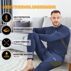 2 Sets 4 Pack Thermal Underwear Suit For Men Winter Thermo Underwear Long Johns