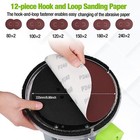 Workpro Electric Drywall Sander Kit W 12pc Sandpapers 720w 1100-1850rpm Dustfree