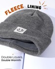 Baby Beanie Fleece Lined Knit 3pcs Toddler Winter Warm Boys Girls Hats Set