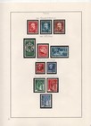 Norway 1941-1962 Collection Of 13 Album Pages Mostly Used A Few Mint