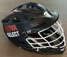 Cascade R Lacrosse Helmet Matt Black Chrome Cage Adult Spr Fit  Osfm 21 5  - 24 