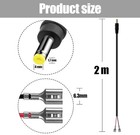 2 Pcs Trail Camera Power Cord  Cable Tactacam Reveal X Xb Sk 4 0x1 7mm Dc Plug