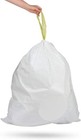 Nine Stars 21 Gallon White Trash Bags 45 Count Usa New  packaging May Vary  