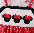 New Boutique Minnie Mouse Smocked Tunic   Shorts Girls Outfit Set