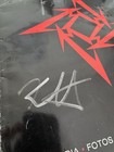 Rare Metallica Book Singed Autographed By Band Members Autographed By Band