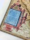 Romania  Bulgaria 1595  Abraham Ortelius - 17th Century Antique Map