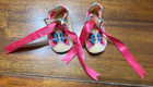 Native American Lakota Sioux Beaded Baby Moccasin Butterfly Pattern