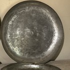 Lot 8 Antique Islamic Persian Handmade Hammered Copper Tray Bowl 