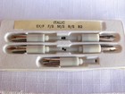 Vintage Platignum Italic Calligraphy Fountain Pen Set 5 Changeable Nibs England