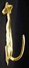 Greyhound   Whippet Hook In Bronze