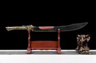 Cosplay Chinese Broadsword Dragon Dao Real Sword Sharp 1095 Carbon Steel Blade