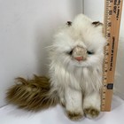 Vintage Russ Berrie Yomiko Classics Himalayan Cat Plush 12    White Brown Blue Eye