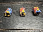 3 Pics Rare Venetian Millefiori Beads   African Trade Beads   Vintage Cylinder