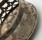 Vintage Silver-plated Filigree Decorative Bowl Intricate Design