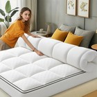 Extra Thick Mattress Topper 1000gsm Cooling Noiseless Breathable 8-21  Fit