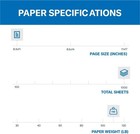 White Cardstock  110 Lb  8 5 X 11 White Cardstock  5 Ream  1 000 Sheets 